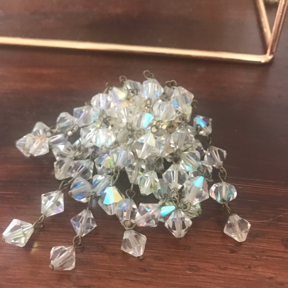 Crystal brooch.